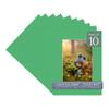 CountryArtHouse Bright Green Acid Free 12x16 Picture Frame Mats with White Core Bevel Cut for 8x12 Pictures - Fits 12x16 Frame - Pack of 10 Mats view 1