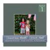 CountryArtHouse Charcoal Acid Free 16x16 Picture Frame Mats with White Core Bevel Cut for 8x8 Pictures - Fits 16x16 Frame - One Mat view 1