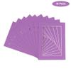 CountryArtHouse Dark Purple Acid Free 18x24 Picture Frame Mats with White Core Bevel Cut for 13x19 Pictures - Fits 18x24 Frame - Pack of 10 Mats view 2