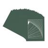 CountryArtHouse Hunter Green Acid Free 16x20 Picture Frame Mats with White Core Bevel Cut for 13x19 Pictures - Fits 16x20 Frame - Pack of 25 Mats view 3