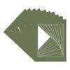 CountryArtHouse Dill Acid Free 16x20 Picture Frame Mats with White Core Bevel Cut for 12x18 Pictures - Fits 16x20 Frame - Pack of 10 Mats view 3