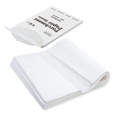 Cuffie in-Ea katbite in-Ear Earbuds Pack of 500 Parchment Paper, 40.6 x 61 cm Baking Paper, Durable and Non-Stick Parchment Paper, Pre-Cut Parchment Paper
