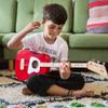 Loog Pro Acoustic kids Guitar 3-strings Ages 6+ Learning App and Lessons Included Red view 4