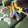 Loog Pro Acoustic kids Guitar 3-strings Ages 6+ Learning App and Lessons Included view 3