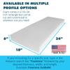 Foamma 6" x 18" x 34" Medium Density Upholstery Foam Padding, Thick-Custom Pillow, Chair, and Couch Cushion Replacement Foam, Craft Foam Upholstery Supplies, Foam Pad for Cushions and Seat Repair view 2