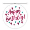 2 Inch Round Birthday Butterflies Circle Labels Sticker For Kids Girls Daughter Party Favor Accessories Cute Decorations Supplies Adorable Wings Themed Celebration Special Occasion Goodie Bags Treat view 3