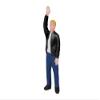 Lionel Electric O Gauge Model Train Figures, People Waving, Pack of 6, 1930240 view 4