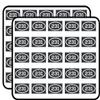 231 Area Code Sticker Michigan Muskegon Norton Shores Shelby City Pride Sticker for Scrapbooking, Calendars, Arts, Kids DIY Crafts, Album, Bullet Journals 50 Pack view 1