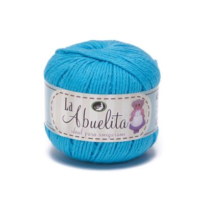 La Abuelita - 100% Cotton Yarn (50grams) - Ideal for Amigurumi - 75 Turquoise
