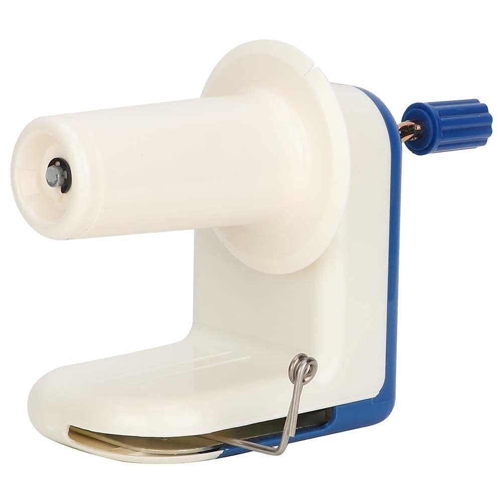 Yarn Spinner, Yarn Ball Winder Hand Operated Yarn Winder, Blue Ball Winder for Knitting Easy to Set Up Wool Winder Yarn Baller Yarn Spooler Crocheting Yarn Roller Skein Winder Swift