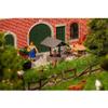 FALLER HO Scale Decorative Fountain -- Laser-Cut Kit - 7/8 x 13/16 x 15/16 2.3 x 2.1 x 2.4cm view 2