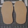 4 mm Leather Full Soles XL 13 x 4.5" Made in Italy Premium Quality for Shoes & Boots view 1