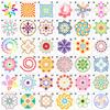 36 PCS Reusable Mandala Stencils for Painting Rocks Wood Canvas Fabric Glass Pottery Art Projects view 1