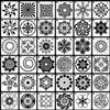 36 PCS Reusable Mandala Stencils for Painting Rocks Wood Canvas Fabric Glass Pottery Art Projects view 2