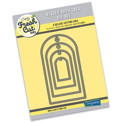 Clarity Stamps - Nested Arch Tags Die Set