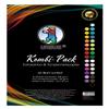 URSUS Anniversary Edition Combination pad Sheets of Coloured Drawing Paper 130 Photo Card 300 g/m2, Approx. 23 x 33 cm, 30, Fresh Cellulose view 1