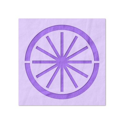 Stencil Stop Wagon Wheel Stencil - Reusable for DIY Projects, Painting, Drawing, Crafts - 14 Mil Mylar Plastic (18 x 18 inches)