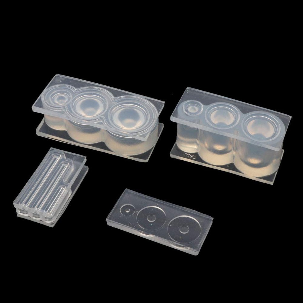 taxiner 3D Mini Milk Tea Cup Bottle UV Resin Silicone Mold Miniture Food Play Mold Tool