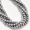Silver Hematite Smooth Round Size 3mm 15.5" Strand (3mm) view 3