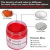 Red Mica Powder for Epoxy Resin 3.5 oz /100g Powdered Pigment for Soap Colorant Bath Bomb Dye, Cosmetic Grade for Lip Gloss, Acrylic Nails Polish, Craft Projects view 2