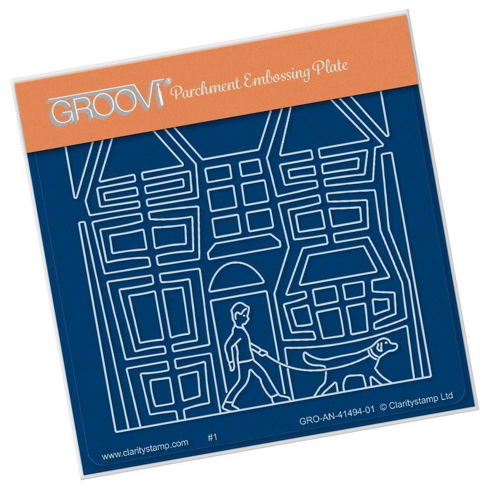 Clarity Stamps - My Best Friend A6 Square Groovi Plate