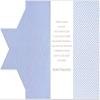 Designer Greetings Die Cut Star of David and Houndstooth Patterns : Grandson Passover Card view 2