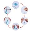 0.8mm 100 Yard Core-Spun Elastic Cord Beading Thread Craft Cord Stretch Elastic Cord String Rope Beading Threads Elastic Thread DIY Jewelry Making (Green) view 4