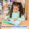 Fun & Function Mounted Table Top Scissors - Adaptive for Kids, Special Needs with Plastic Base - Safety for Classroom - Adapted - Special Needs Essentials view 2