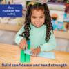 Fun & Function Mounted Table Top Scissors - Adaptive for Kids, Special Needs with Plastic Base - Safety for Classroom - Adapted - Special Needs Essentials view 4