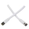 CableWholesale Cat8 S/FTP Ethernet Patch Cable, Boot, 40Gbps - 2000MHz, 4-Pair 24AWG Stranded Pure Copper, RJ45 Shielded Gold Plate Connector Male Internet Patch Cable, White, 6 inch view 1