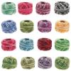 Exceart 16 Roll Embroidery Floss Friendship Bracelet String Mixed Color Cross Stitch Embroidery Wool Cotton Thread for Machine and Hand view 1