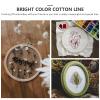 Exceart 16 Roll Embroidery Floss Friendship Bracelet String Mixed Color Cross Stitch Embroidery Wool Cotton Thread for Machine and Hand view 2