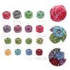 Exceart 16 Roll Embroidery Floss Friendship Bracelet String Mixed Color Cross Stitch Embroidery Wool Cotton Thread for Machine and Hand view 4