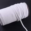 3-12mm White Flat Elastic Cord Stretch Cord Elastic Band String Craft DIY Sewing Supplies Jewelry Making,Clothing 144yard (Black 4mm) view 2