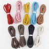 2 Meter Round Genuine Leather Cord Bolo Braided Leather Cord DIY Bracelets Neckacle Beading Jewelry Making Making (Purple, Dia=4mm) view 2