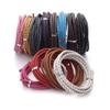 2 Meter Round Genuine Leather Cord Bolo Braided Leather Cord DIY Bracelets Neckacle Beading Jewelry Making Making (Purple, Dia=4mm) view 3