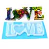 FineInno Large Letter Molds for Resin, Love Word Sign Silicone Mold for Epoxy Resin,DIY Crafts, Making Cake, Party Home Decor view 1