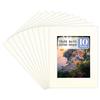 Golden State Art, Pack of 10, 11x14 for 8x10 Picture Photo Mat -White-core, Acid-Free - Great for Frames, Artwork, Prints, Pictures, Ivory Turret view 1