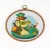 Crocodile K017 Counted Cross Stitch Pattern. Printed Pattern Inside. No Fabric, Threads, Needles, Hoops. Embroidery Pattern view 1