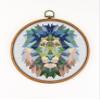A4 Polygonal Lion K247 Counted Cross Stitch Pattern. Printed Pattern Inside. No Fabric, Threads, Needles, Hoops. Embroidery Pattern view 1