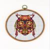 Mandala Bug K641 Counted Cross Stitch KIT#2. Threads, Needles, Fabric, Clippers, Needle Threader and Printed Pattern Inside. Embroidery Pattern Kit view 1