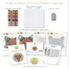 A3 London Sepia K350 Counted Cross Stitch KIT#2. Threads, Needles, Fabric, Clippers, Needle Threader and Printed Pattern Inside. Embroidery Pattern Kit view 2