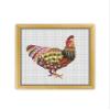 Mandala Hen K300 Counted Cross Stitch KIT#2. Threads, Needles, Fabric, Clippers, Needle Threader and Printed Pattern Inside. Embroidery Pattern Kit view 2