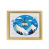 Ski Lift K502 Counted Cross Stitch Pattern. Printed Pattern Inside. No Fabric, Threads, Needles, Hoops. Embroidery Pattern view 2