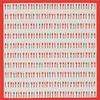 Japanese Furoshiki Cute Handkerchief & Bento Kinchaku Bag Cotton Fabric Wrapping Cloth Handmade in Kyoto Gifts Souvenir (50 x 50cm, Cutlery red) view 1
