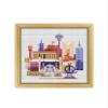 Ankara K832 Counted Cross Stitch KIT#3. Threads, Needles, Fabric, Embroidery Hoop and Printed Color Pattern Inside. Embroidery Pattern view 2