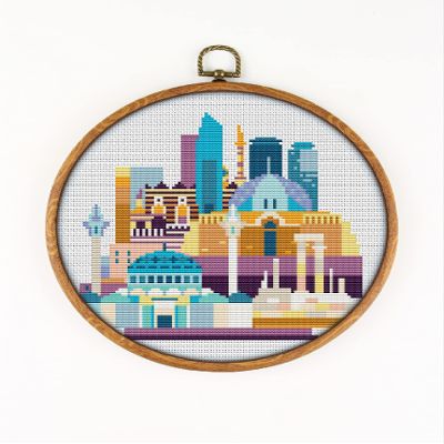 Amman K830 Counted Cross Stitch Pattern. Printed Pattern Inside. No Fabric, Threads, Needles, Hoops. Embroidery Pattern