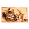 clubevy Latch Hook Kits DIY Crocheting Embroidery Throw Pillow Needlework Cross Stitch Kits (Cat6) view 1