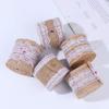 EXCEART 5pcs Burlap Lace Craft Ribbon Roll Natural Linen for Wedding Decorations Handmade Crafts Party Favors Mixed Styles view 3