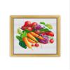 Carrot Onion Tomatoes and Spinach K1053 Counted Cross Stitch Pattern. Printed Pattern Inside. No Fabric, Threads, Needles, Hoops. Embroidery Pattern view 2